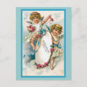 "Vintage deutsche Geburtstagskarte" Postkarte (Vorderseite)