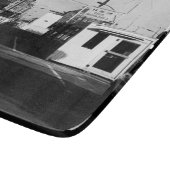 Vintage deutsche Grenzposten Ost-West-Berlin Schneidebrett (Ecke)