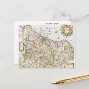 Vintage deutsche Karte