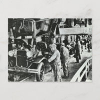 Vintage deutsche Kfz-Postkarte