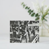 Vintage deutsche Kfz-Postkarte Postkarte (Stehend Vorderseite)