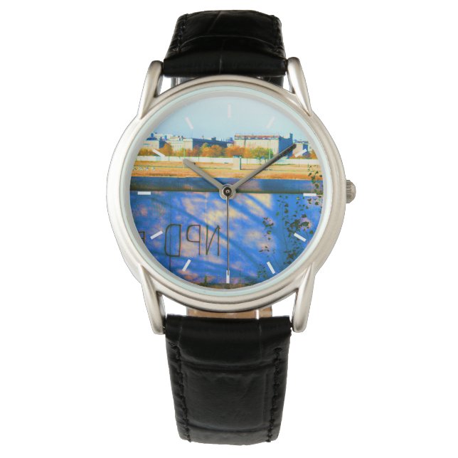 Vintage deutsche Mauer Armbanduhr (Vorderseite)