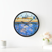 Vintage deutsche Mauer Große Wanduhr (Zuhause)