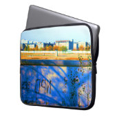 Vintage deutsche Mauer Laptopschutzhülle (Vorderseite Links)