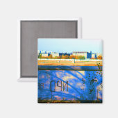 Vintage deutsche Mauer Magnet (Vorderseite/Rückseite)