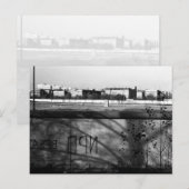 Vintage deutsche Mauer Postkarte (Vorne/Hinten)