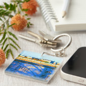 Vintage deutsche Mauer Schlüsselanhänger (Vorderseite rechts)