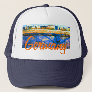 Vintage deutsche Mauer Truckerkappe