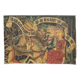Vintage Deutsche Mittelalterliche Renaissance Lieb Kissenbezug