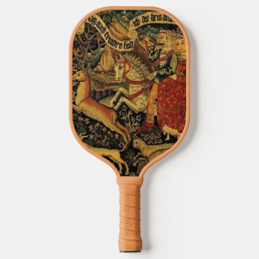 Vintage Deutsche Mittelalterliche Renaissance Lieb Pickleball Schläger (Vorderseite)