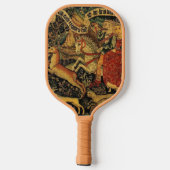 Vintage Deutsche Mittelalterliche Renaissance Lieb Pickleball Schläger (Rückseite)