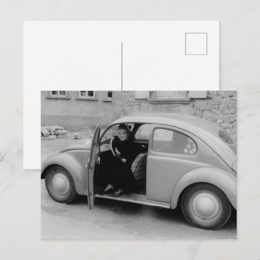 Vintage deutsche Postkarte (Vorne/Hinten)