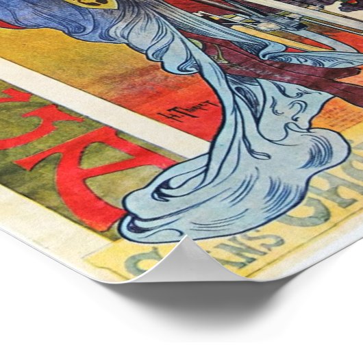 Vintage deutsche Werbung Poster (Ecke)