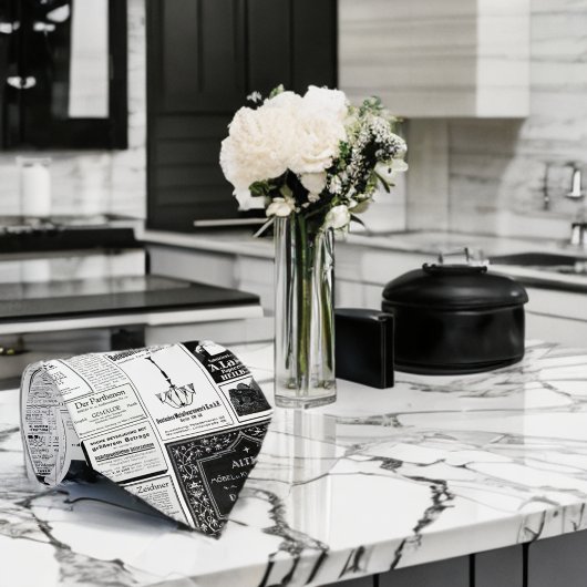 Vintage deutsche Zeitungsanzeigen Anfang der 1900e Krawatte