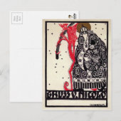 Vintage deutscher Krampus Postkarte (Vorne/Hinten)