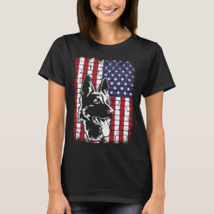 Vintage Deutscher Schäferhund Polizeihund USA T-Shirt