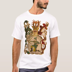 Vintage deutscher Schütze-Wappen T-Shirt