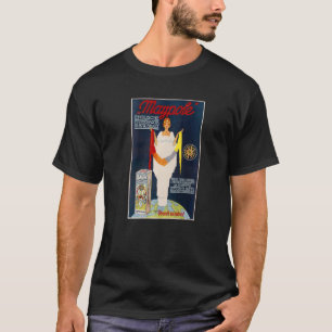 Vintage deutsches Nudeln Poster Druck Retro Frau a T-Shirt