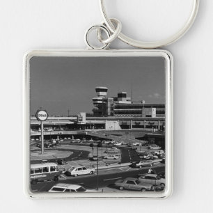 Vintage Deutschland Berlin Flughafen Tegel 1970 Schlüsselanhänger