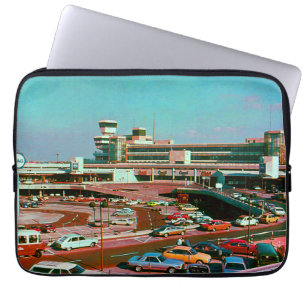 Vintage Deutschland Berlin Flughafen Tegel Laptopschutzhülle