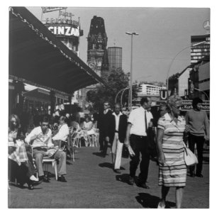 Vintage Deutschland Berlin Kurfürstendamm Avenue Fliese