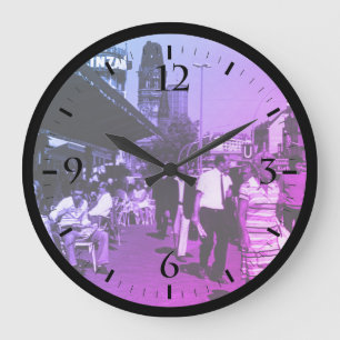 Vintage Deutschland Berlin Kurfürstendamm Avenue G Große Wanduhr
