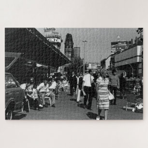 Vintage Deutschland Berlin Kurfürstendamm Avenue Puzzle