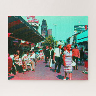 Vintage Deutschland Berlin Kurfürstendamm Avenue Puzzle