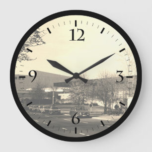 Vintage Deutschland Berlin neue nationalgalerie gr Große Wanduhr