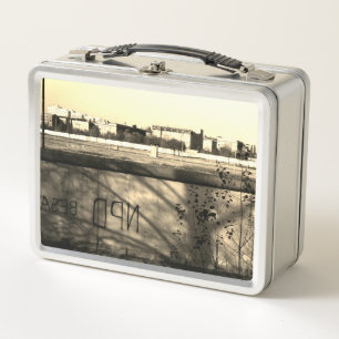 Vintage Deutschland Berliner Mauer Metall Brotdose