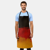 Vintage Deutschland-Flagge-Schürze | Retro-patriot Schürze (Getragen)