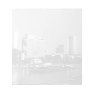 Vintage Deutschland Frankfurt Main Fluss 1970 Notizblock