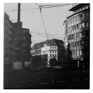 Vintage Deutschland Frankfurt Stadtstraße Fliese