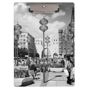Vintage Deutschland München Stadttor Karistor Klemmbrett