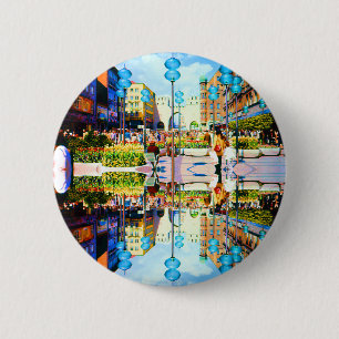 Vintage Deutschland Münchner Stadttor Karistor Button