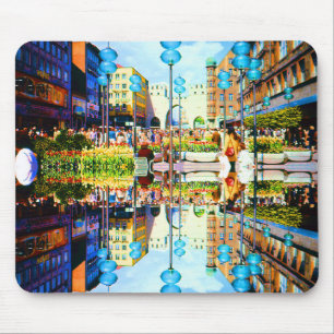 Vintage Deutschland Münchner Stadttor Karistor Mousepad
