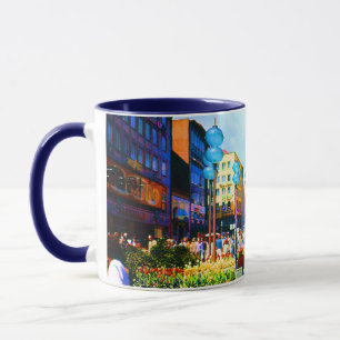 Vintage Deutschland Münchner Stadttor Karistor Tasse