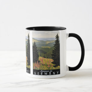 Vintage Deutschland Sommerlandschaft Reisegeschenk Tasse