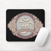 Vintage-Devanagari-OM-Logo Mousepad (Mit Mouse)