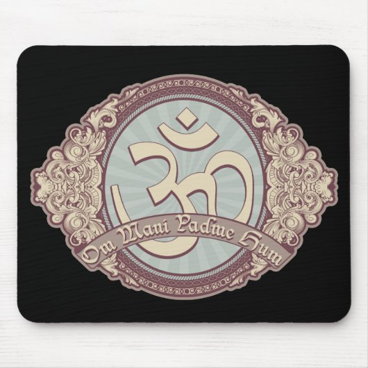 Vintage-Devanagari-OM-Logo Mousepad (Vorne)