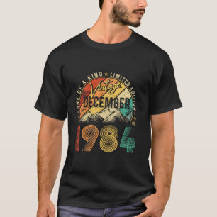 Vintage Dezember 1984 40 Jahre altes Bday-Geschenk T-Shirt
