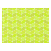 Vintage Diagonal Rectangles Chartreuse Tischdecke (Vorderseite (Horizontal))