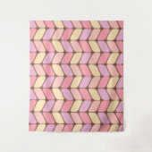 Vintage Diagonalrechtecke Eiscreme Wandteppich (Vorderseite)