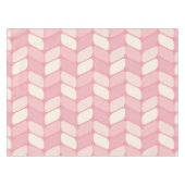 Vintage Diagonalrechtecke rosa Vanilla Tischdecke (Vorderseite (Horizontal))