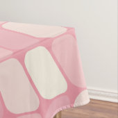 Vintage Diagonalrechtecke rosa Vanilla Tischdecke (Beispiel)