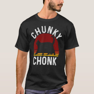Vintage dicke Chonk-Katze Meme 1 T-Shirt