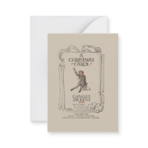 Vintage Dickens A Christmas Carol Flache Geschenkk