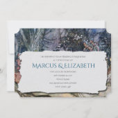 Vintage die Hochzeits-Traumeinladung der Einladung (Rückseite)