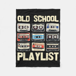 Vintage Diese Kassette 80er 90er Musik Retro-Playl Fleecedecke