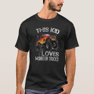 Vintage diese Kinder Lieben Monster Trucks Geburts T-Shirt